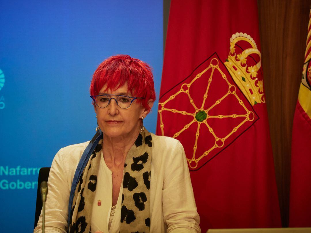 La consejera de Salud del Gobierno de Navarra, Santos Induráin.