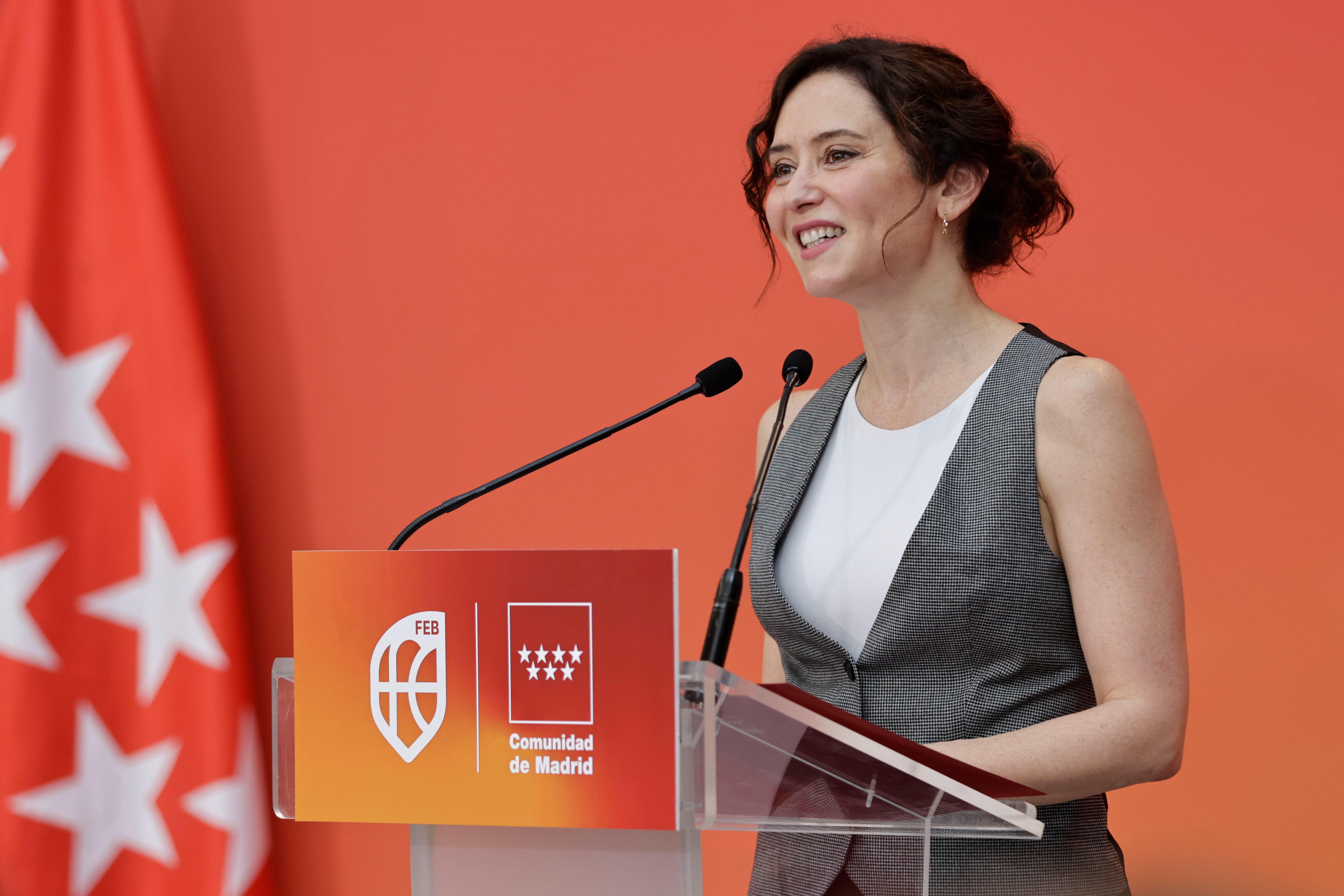 La presidenta de la Comunidad de Madrid, Isabel Díaz Ayuso