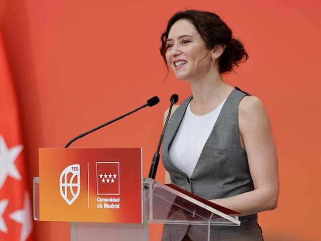 La presidenta de la Comunidad de Madrid, Isabel Díaz Ayuso