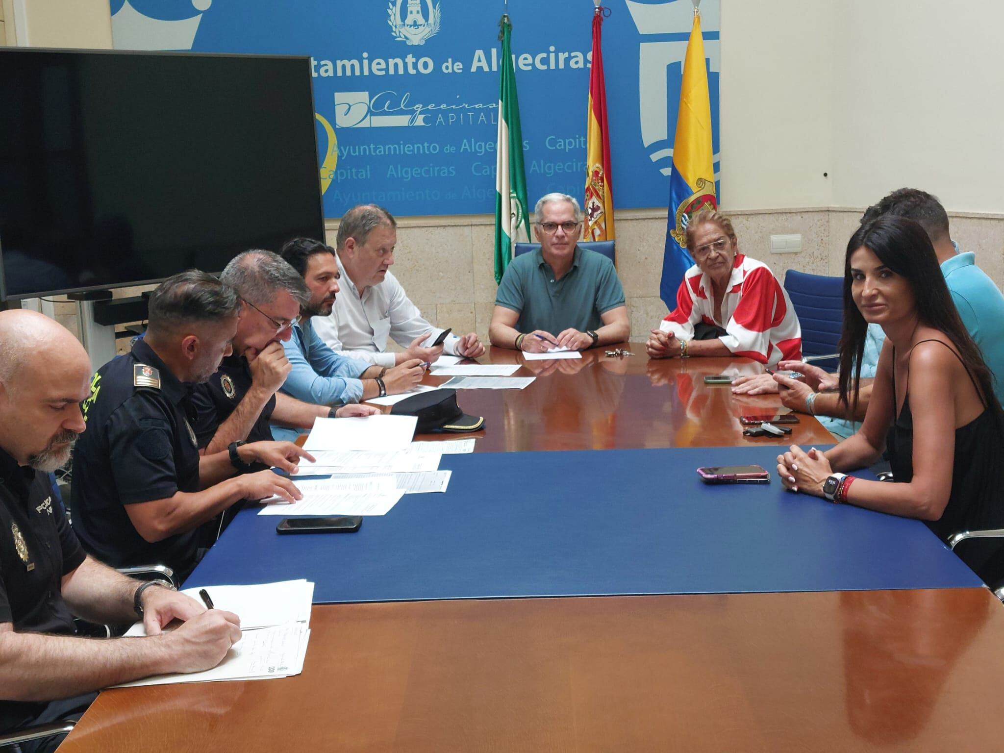 Un momento de la reunión