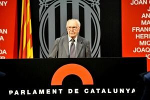 Heribert Barrera, primer president del Parlament en època de la Transició, entre 1980 i 1984