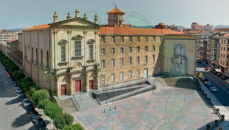 Fachada del Colegio de la Inmaculada de Gijón