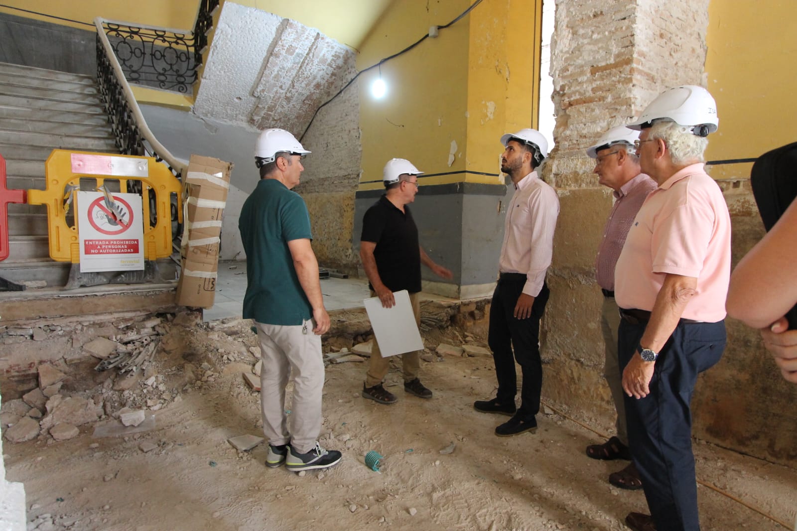 Obras en el Palacio Almodóvar de Murcia