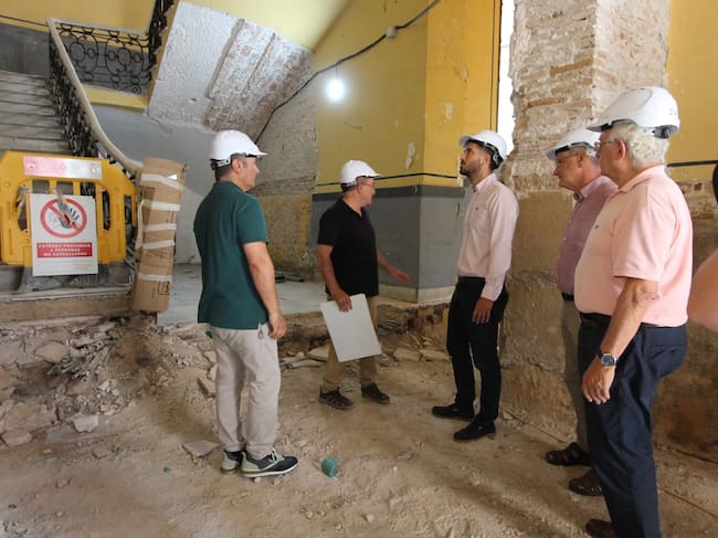 Obras en el Palacio Almodóvar de Murcia