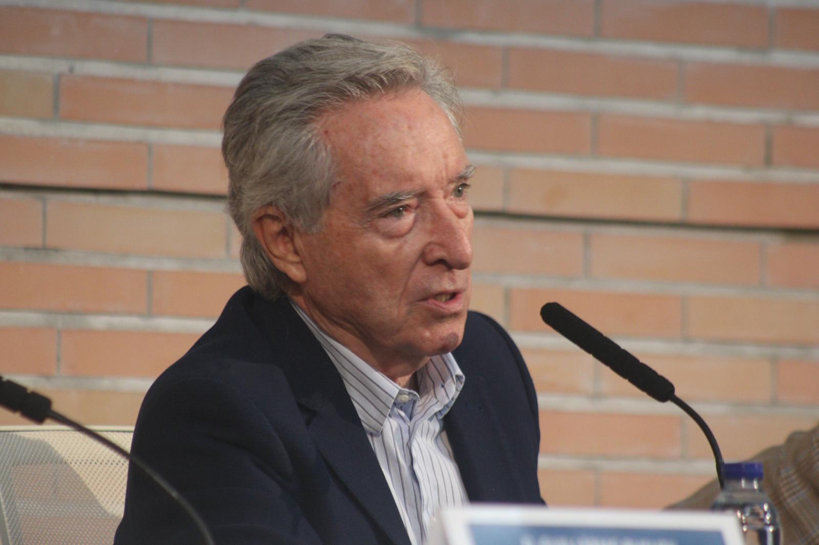 Gabilondo durante su intervención este martes en la Universidad de Málaga