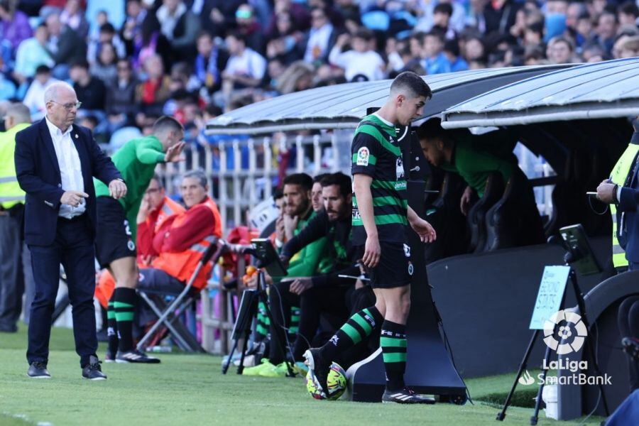 Íñigo salió expulsado de La Romareda