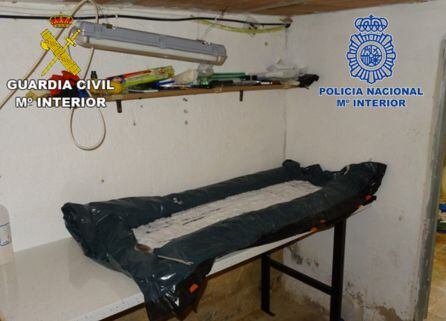 Desmantelado un importante centro de adulteración de cocaína