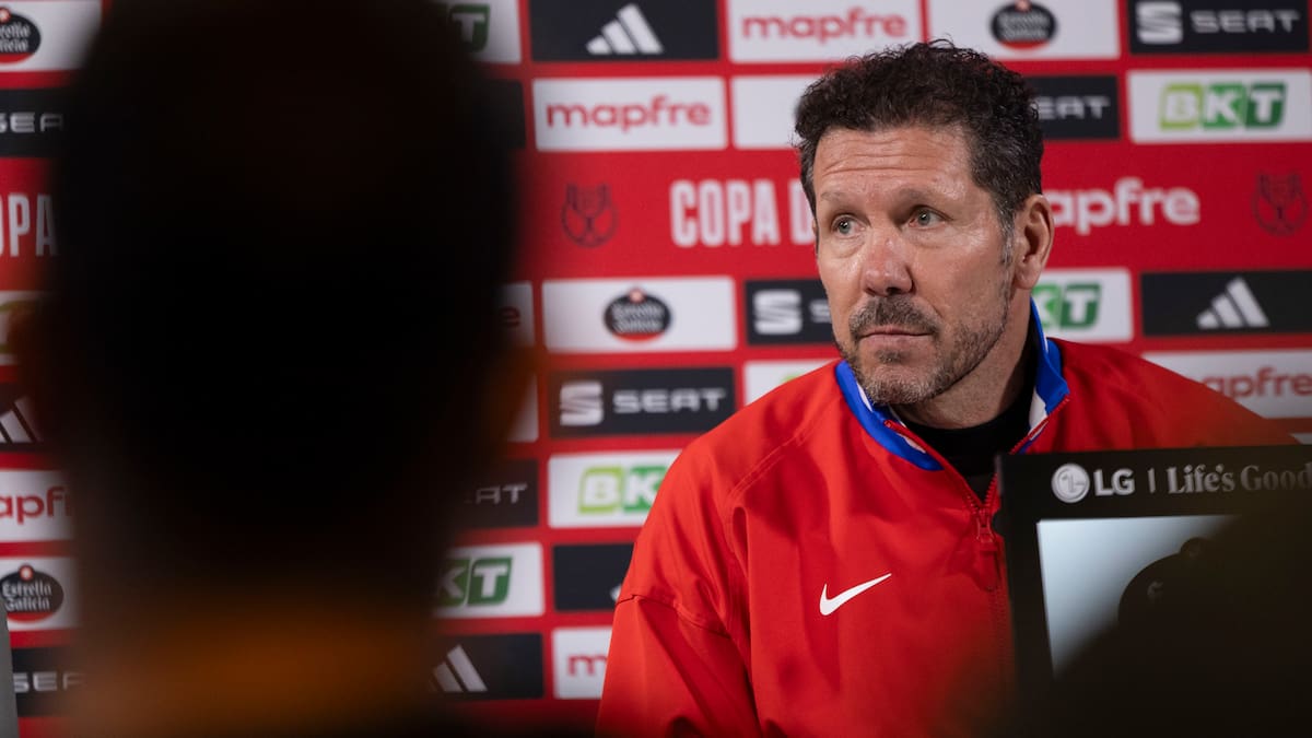 Simeone: "Estamos fantásticos en el lugar que estamos, peleando por lo que queremos"