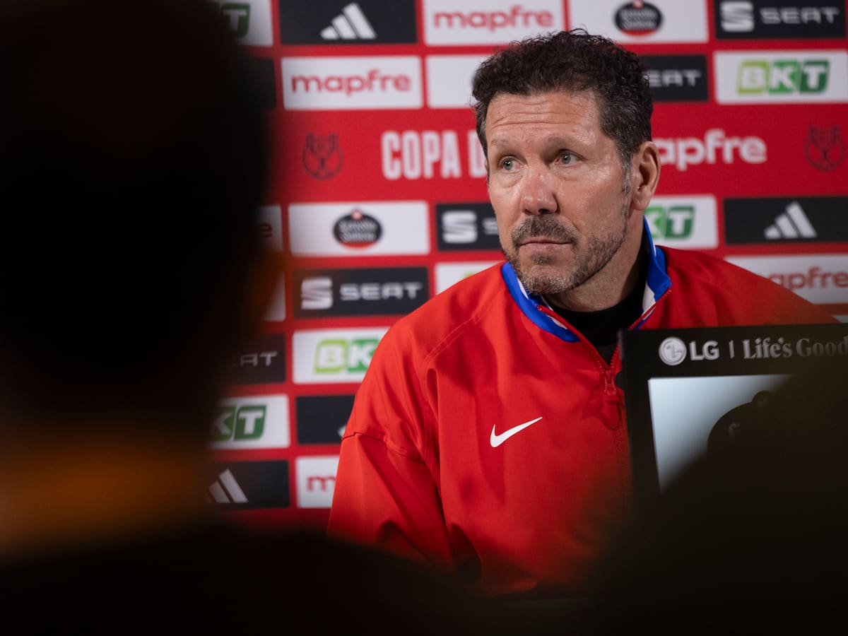 Simeone: "Estamos fantásticos en el lugar que estamos, peleando por lo que queremos"