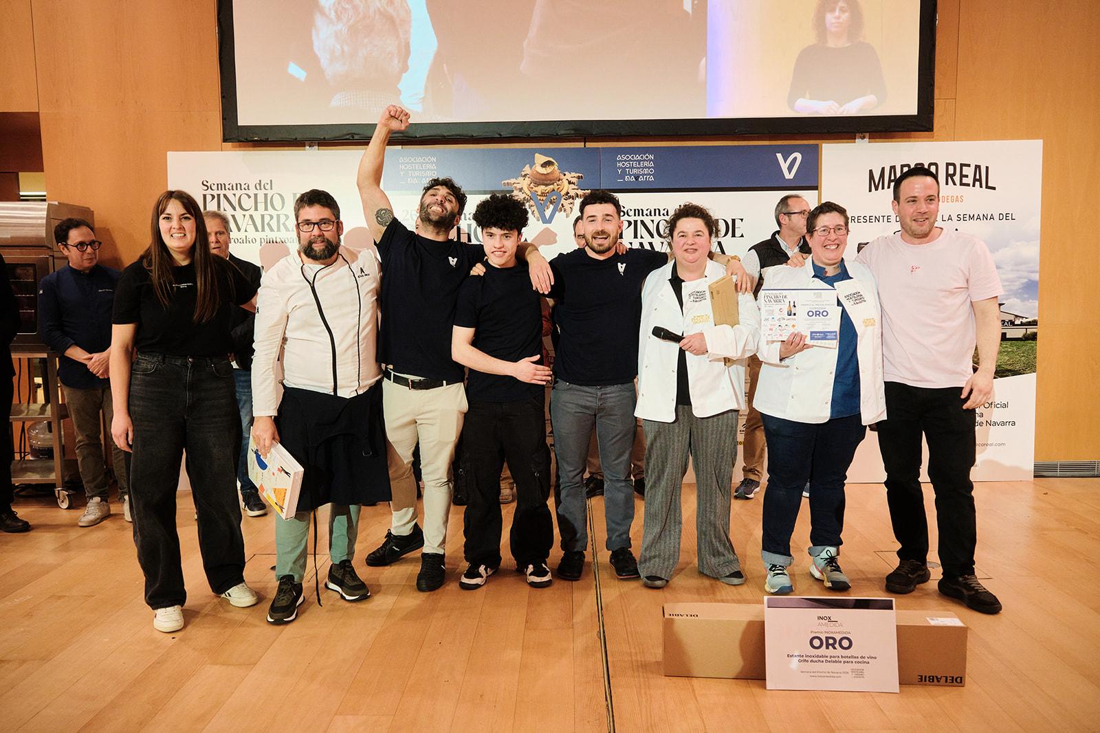 El Bar Amatxo y el Bar Gatza ganadores de la edición 26 de la Semana del Pincho de Navarra