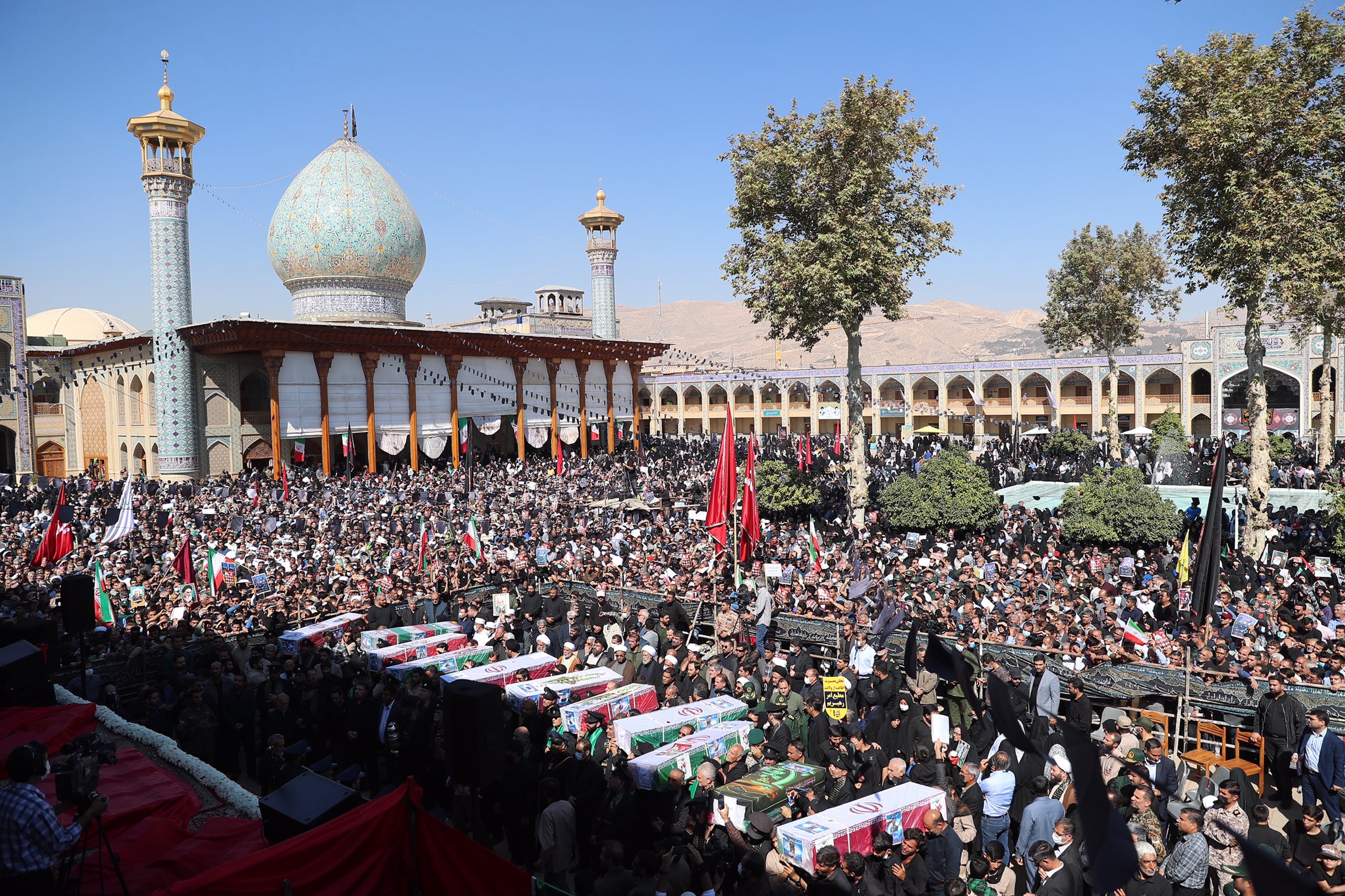 Protestas en Irán contra la República Islámica.