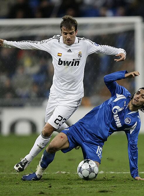 Van der Vaart, durante el partido de 'Champions' ante el Zenit