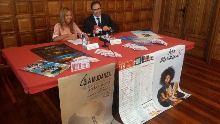 La Concejal de Cultura, Carmen Fernández, y el Alcalde de Palencia, Alfonso Polanco, presentan el &quot;Otoño cultural&quot;. 