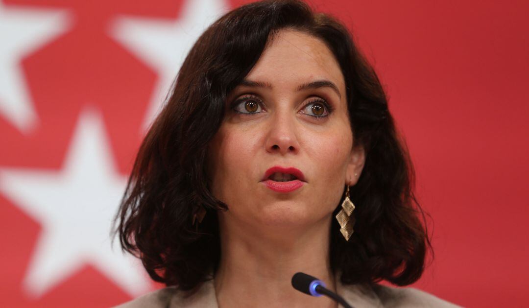 La presidenta de la Comunidad de Madrid, Isabel Díaz Ayuso.