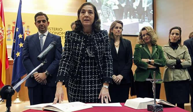 Toma de posesión de la nueva secretaria de Estado de Investigación, Desarrollo e Innovación, Carmen Vela, el pasado día 3 de enero
