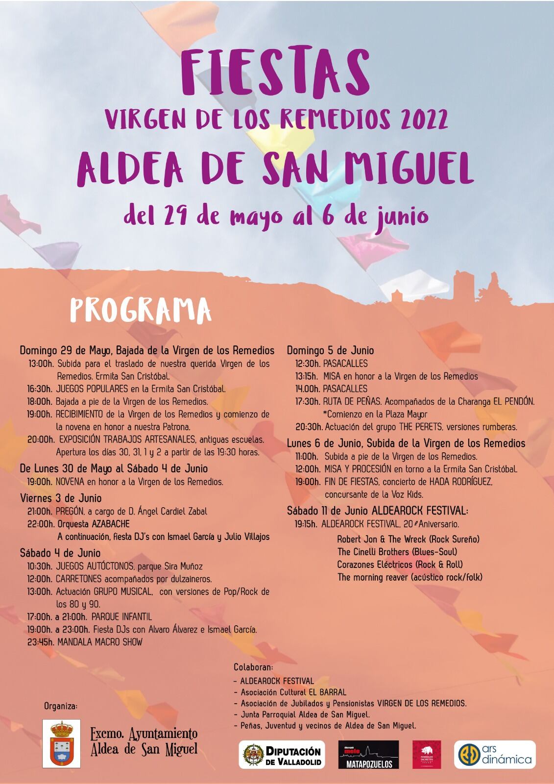 Programa festivo en Aldea de San Miguel