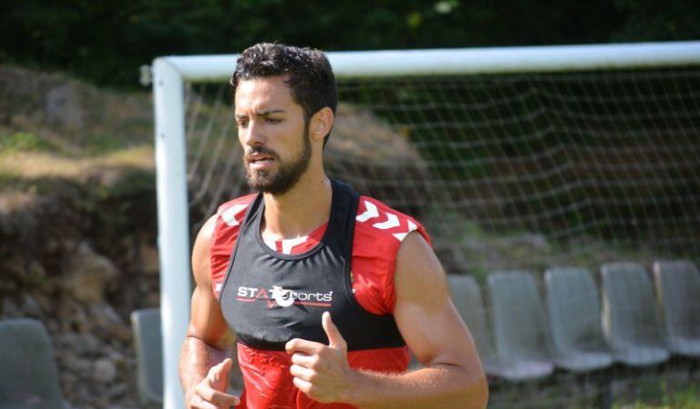 Marí, entrenant amb el Nàstic de Tarragona, el seu club fins ara.
