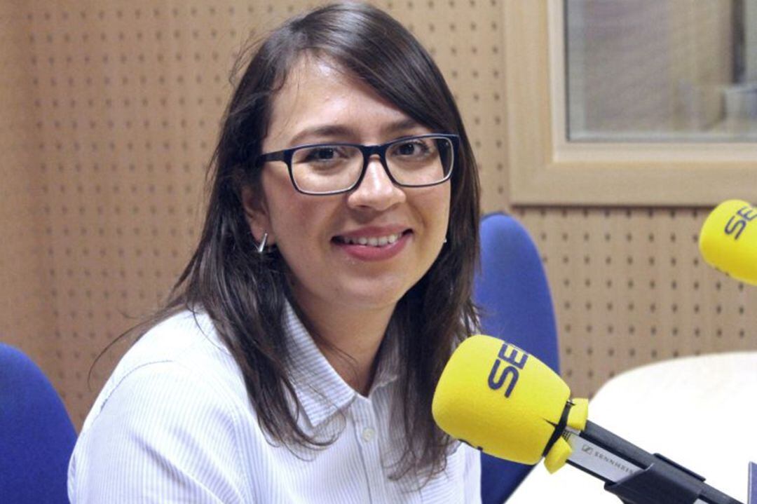 Yaneth Giraldo en Radio Alicante, en una imagen de archivo