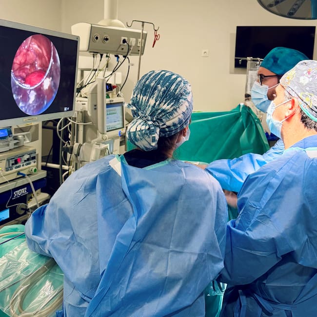 Cirugía Toracoscópica recién nacido QS Málaga