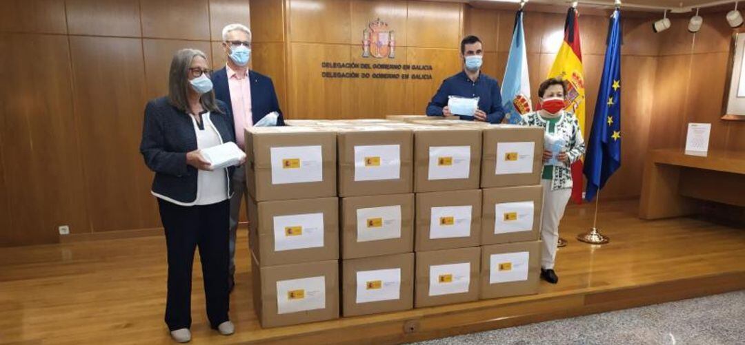 Mascarillas de la Subdeleación del Gobierno para el tetcer sector