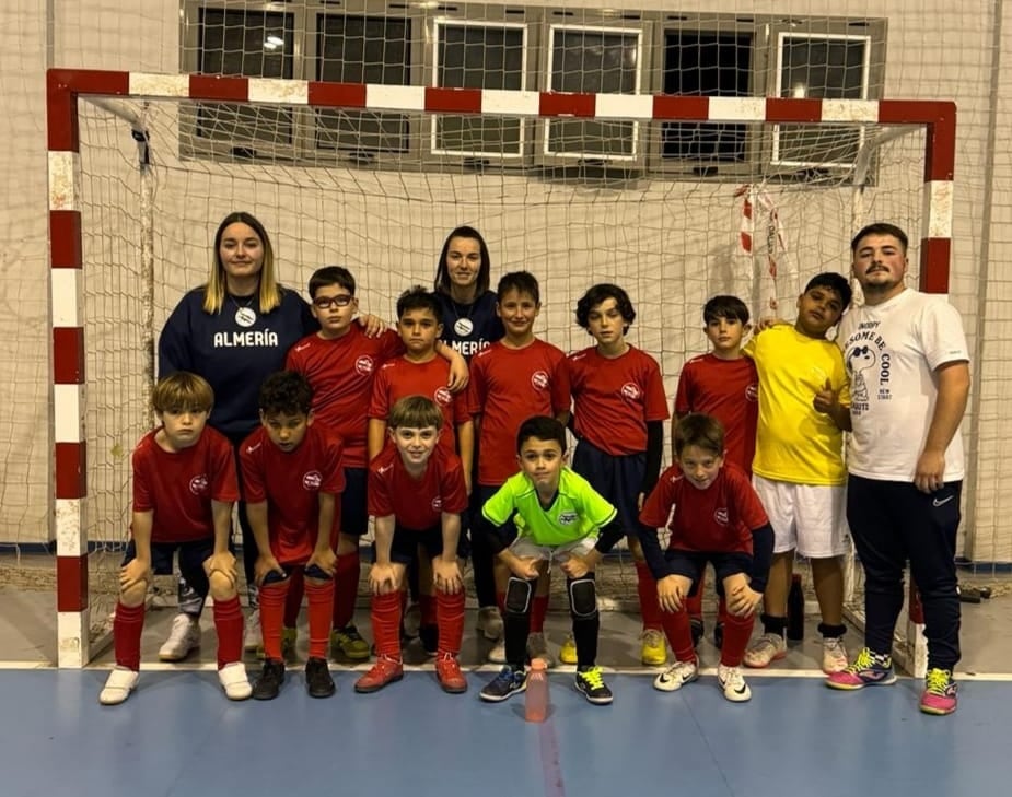 La selección benjamín de Almería.