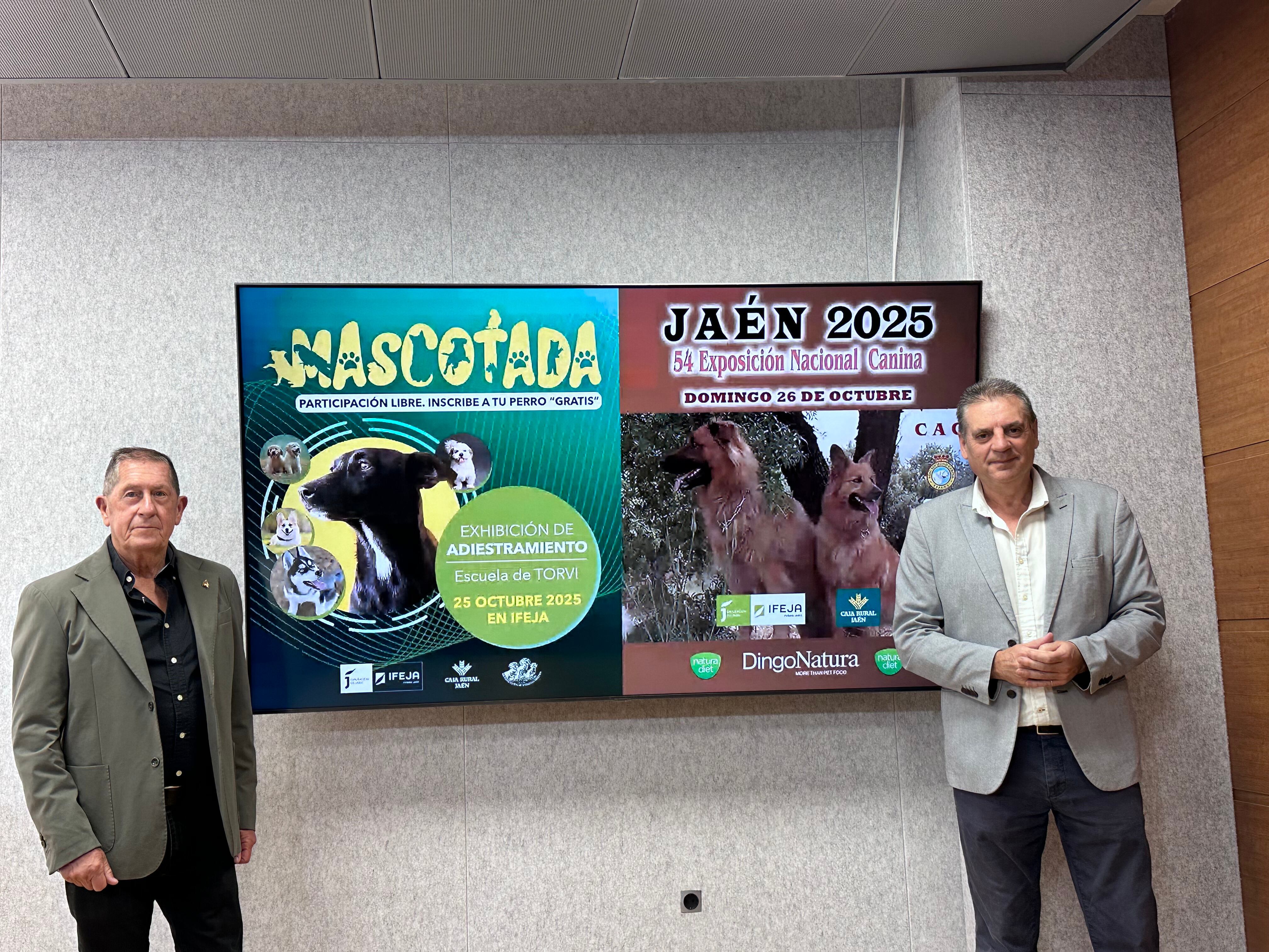 Jaén acoge este fin de semana la Mascotada Canina y la 54ª Exposición Nacional Canina en el marco de la Feria de Turismo Interior