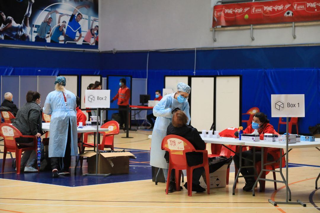 Los test se realizaron en el pabellón del Polideportivo Juan de la Cierva