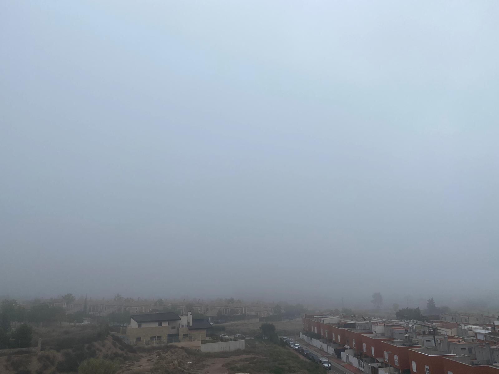 Así ha amanecido este jueves, 8 de diciembre, en la pedanía murciana de La Ñora