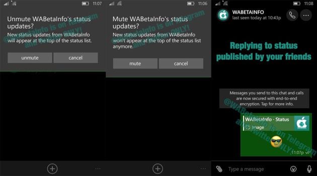 El sitio WABetaInfo ha filtrado la nueva característica.