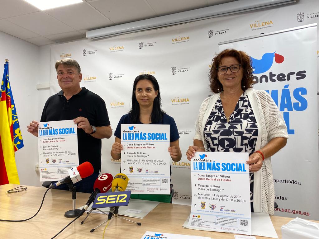 Presentación Donación de Sangre organizada por la JCF