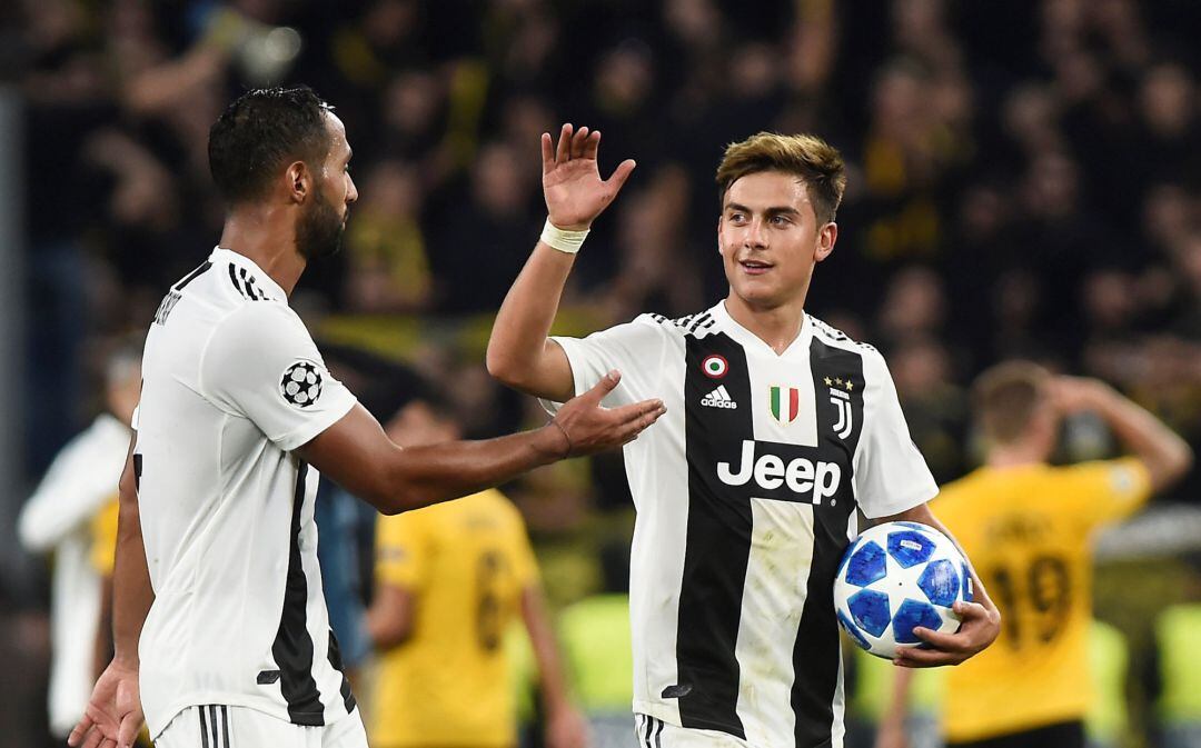 Dybala celebra un gol al Young Boys.