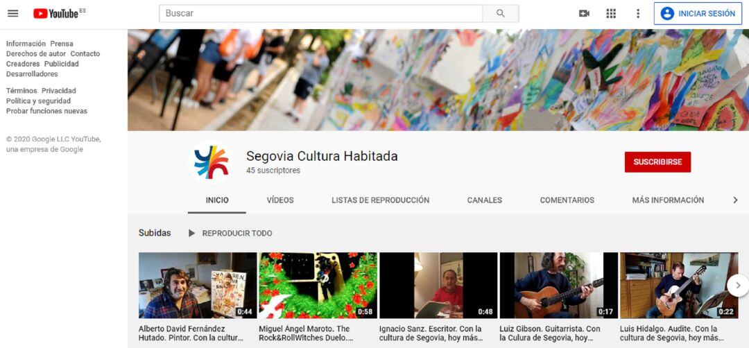Iniciativa “Con la cultura de Segovia, hoy más que nunca” 