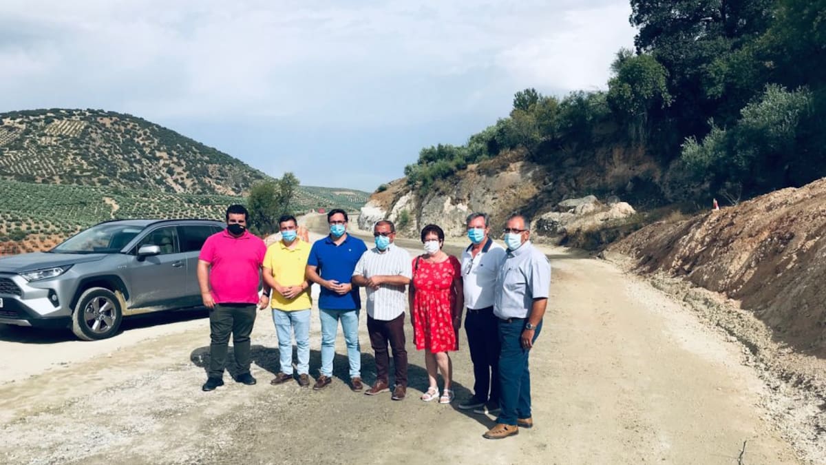Diputación invierte un millón de euros en la carretera entre Torres y Albanchez de Mágina