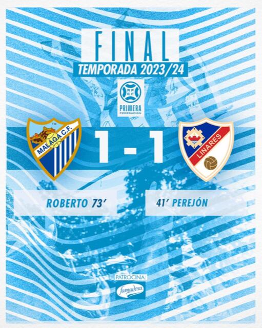 El Málaga logró un empate ante el Linares