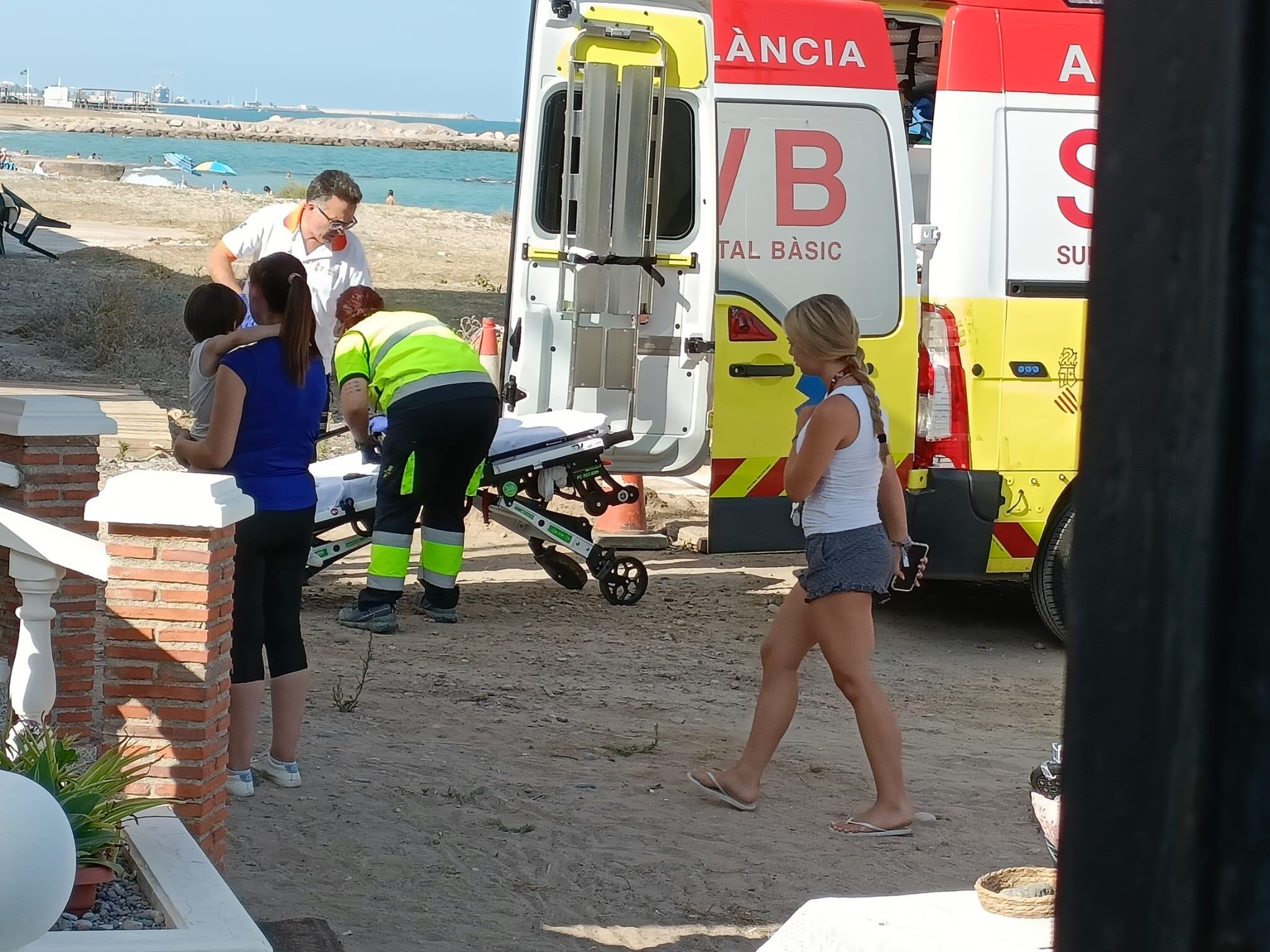 Los servicios médicos han atendido de inmediato a los dos heridos