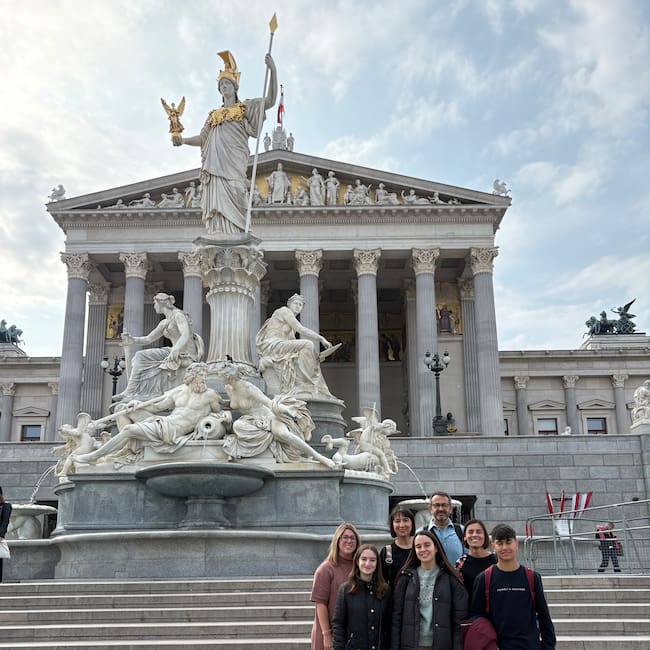 Alumnos del Hnos Amorós en Viena