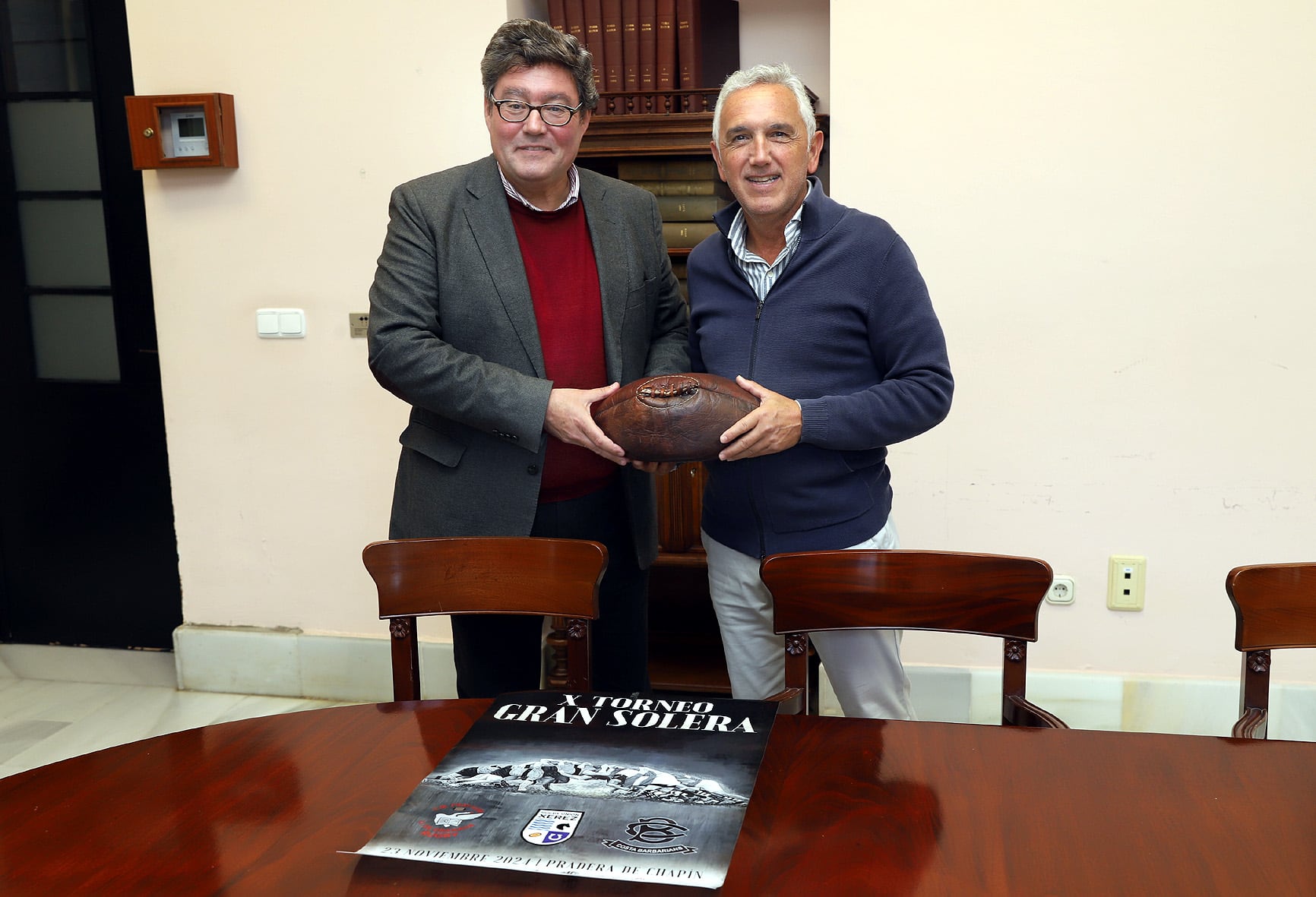 José Ángel Aparicio junto a Pablo Vallejo