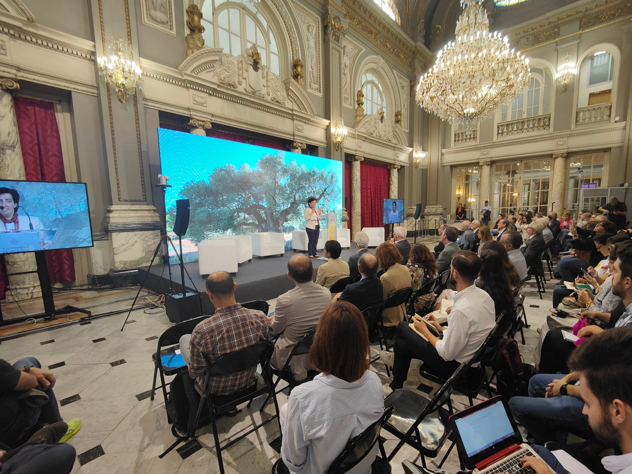 Adela Cortina, filósofa experta en ética, durante su intervención