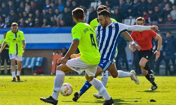 Un momento del partido