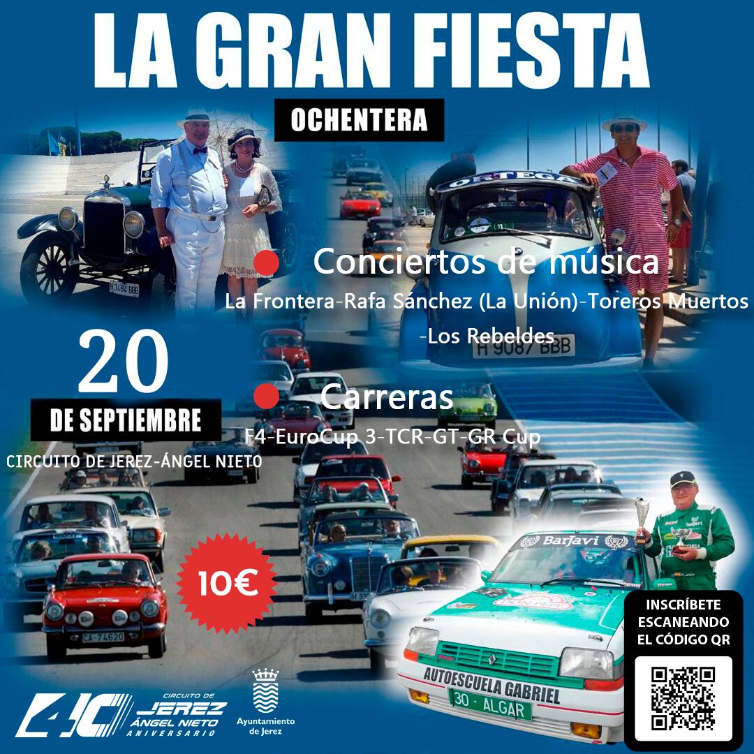 Cartel de la Gran Fiesta del Circuito de Jerez