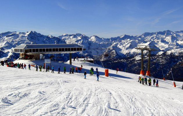 Esquiadores en las pistas de Baqueira el pasado 19 de noviembre.