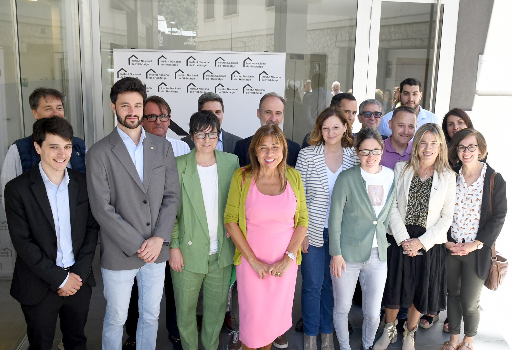 Celebració del primer any del programa 'primer la llar' a la casa Aristot-Mora