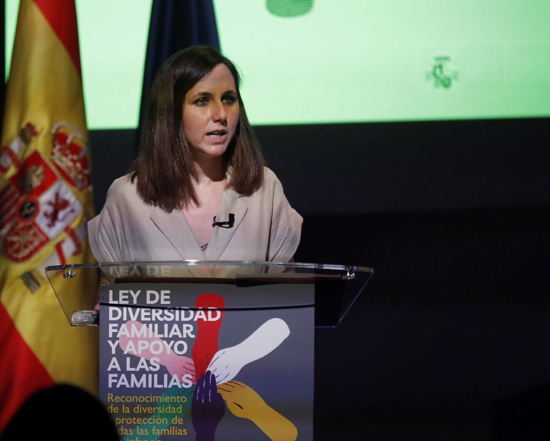 La ministra de Derechos Sociales y Agenda 2030, Ione Belarra.