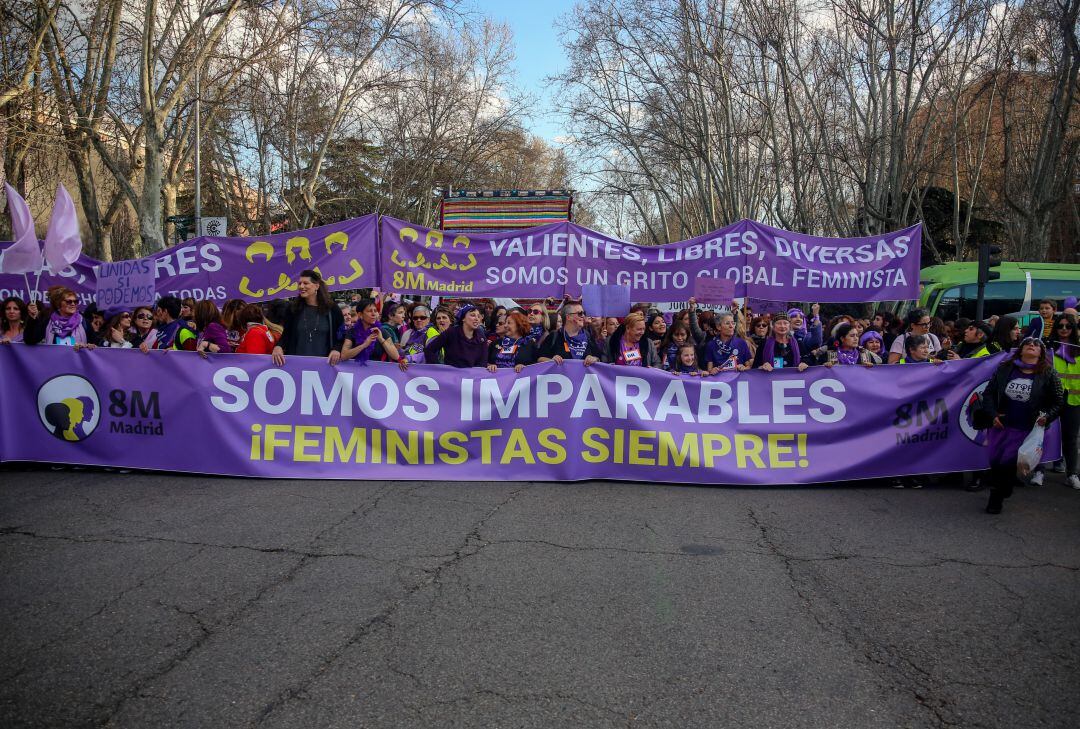 Manifestación del 8M en Madrid en 2019.