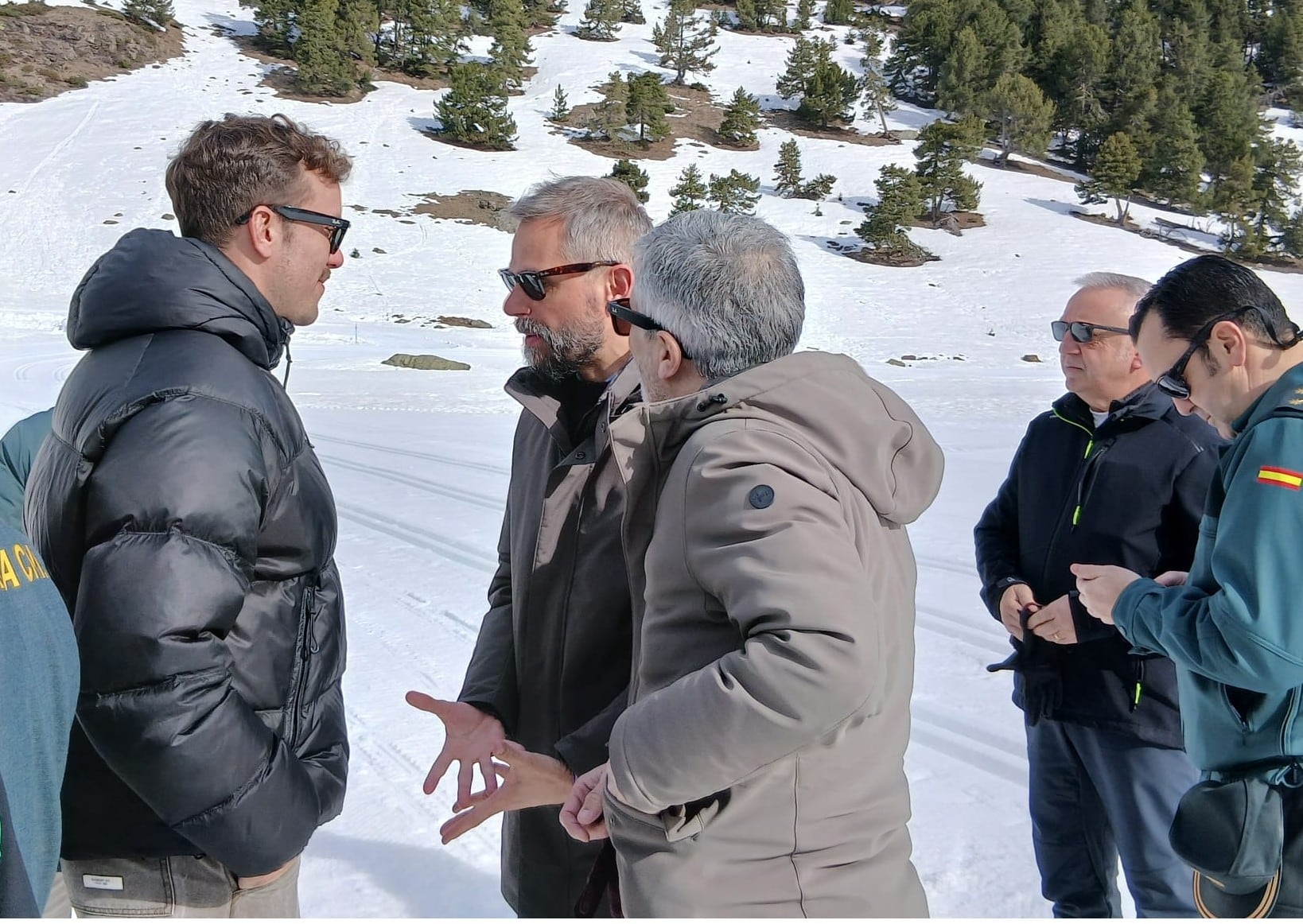 Fernando Grande-Marlaska en los Llanos del Hospital en Benasque 