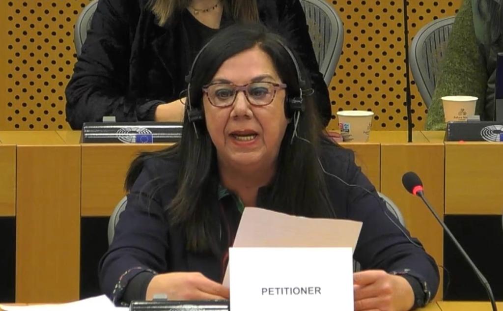 Lola Vlichez, PSOE Alicante, explica la Ordenanza de Convivencia de Alicante en el Parlamento Europeo