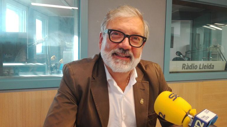Fèlix Larrosa als estudis de Ràdio Lleida, el dimarts 4 de setembre 2018