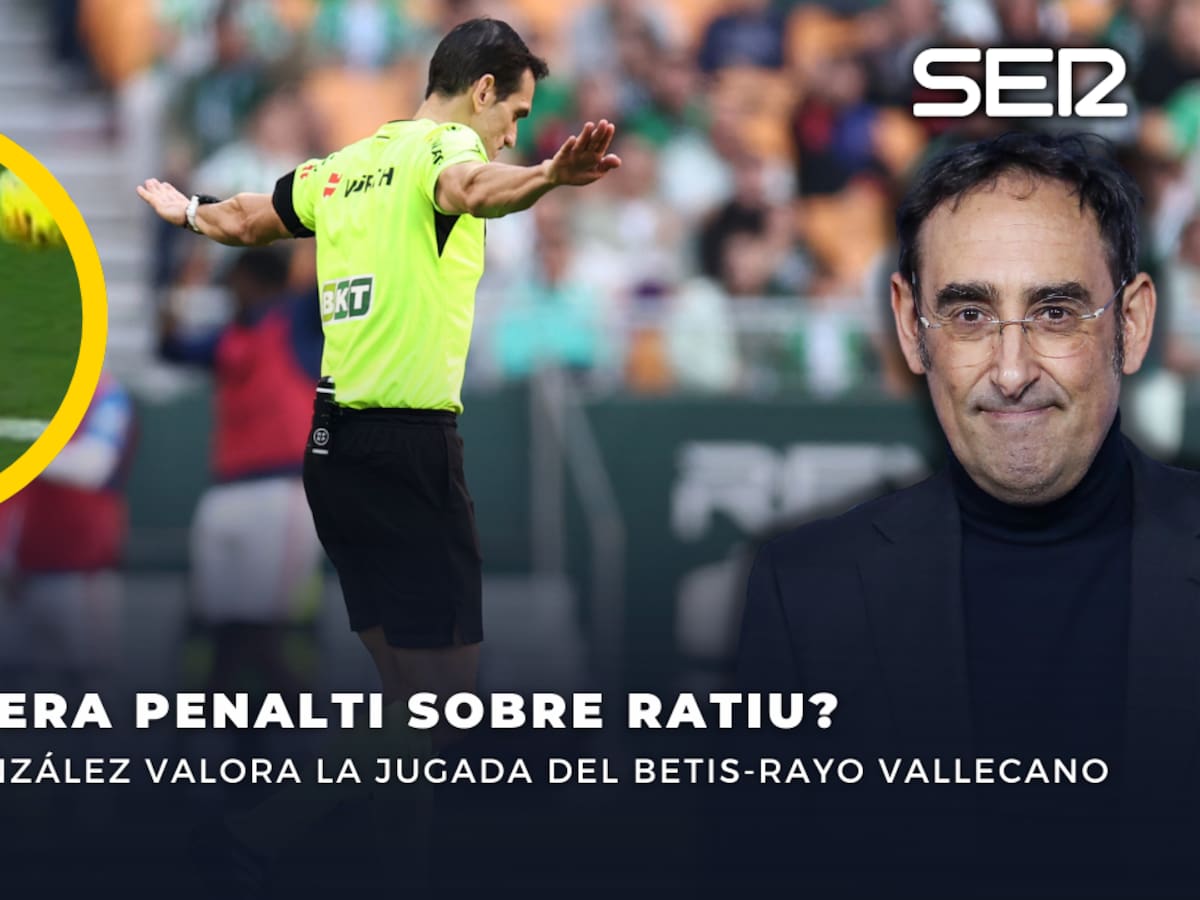 ¿Era penalti de Valentín Gómez a Ratiu? Iturralde aclara la jugada polémica del Real Betis-Rayo Vallecano