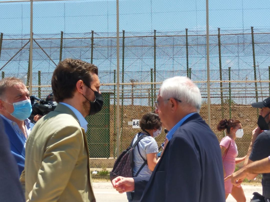 Pablo Casado visita Melilla.