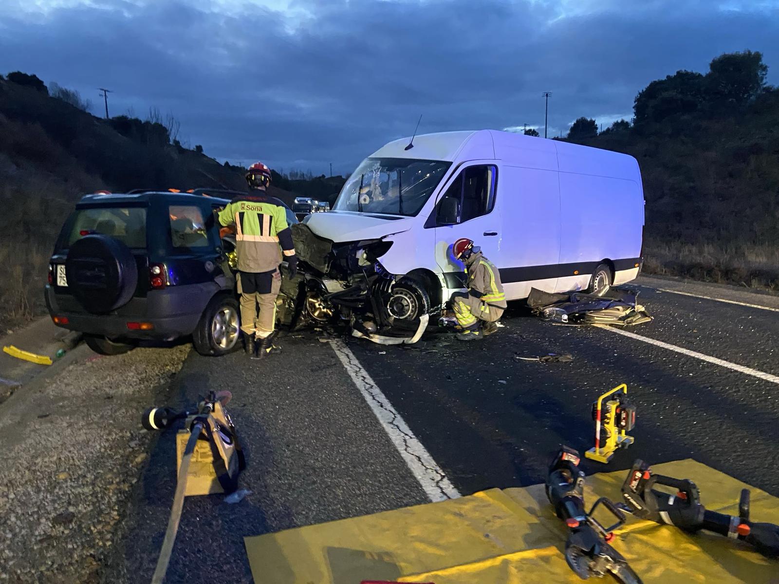 Los bomberos han tenido que excarcelar a los heridos